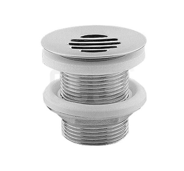 DIBLfix Rundes Waschtisch-Siebventil 1¼", nicht schließbarer Stopfen, ohne Überlaufvorrichtung