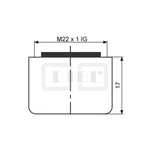 DIBLfix Laminar-Strahlregler ohne Luftansaugung, mit M 22...