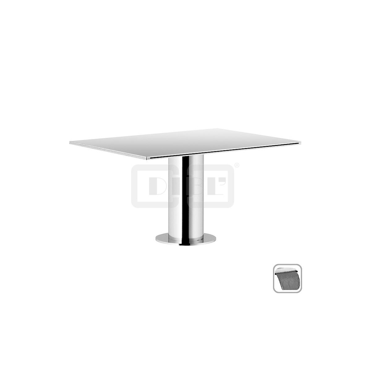 DIBLfix Eckiger Edelstahl-Cascaden-Schwallauslauf ½&q