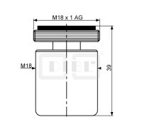 DIBLfix Design-Strahlregler ohne Luftansaugung, mit M 18...