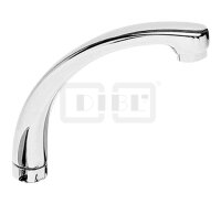 DIBLfix Messingguss-Auslauf, HU-Form, Ausladung 200 mm