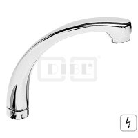 DIBLfix Messingguss-Auslauf, HU-Form, Ausladung 200 mm