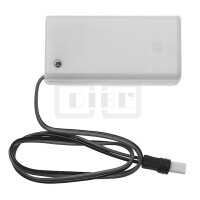 DIBLfix Batteriebox zur 9 Volt Blockbatterie zur Infrarot-Elektronikarmatur, mit Anschlusskabel mit wassergeschütztem Vateranschluss