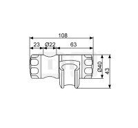 DIBLfit Kunststoff-Drehmechanismus-Schiebeelement,...