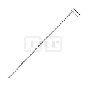 DIBLfix Messing-Zugstange, mit Messing-Betätigungsknopf