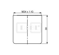 DIBLfix Design-Strahlregler ohne Luftansaugung, mit M 28...