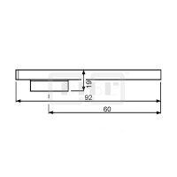 DIBLfix Messingguss-Griffhebel zur Serie DIBLlogo