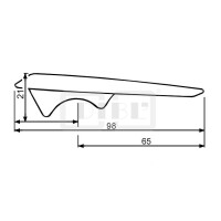 DIBLfix Messingguss-Griffhebel zur Serie DIBLswing