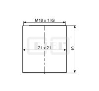 DIBLfix Design-Strahlregler ohne Luftansaugung, mit M 18...