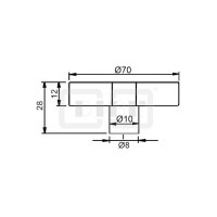 DIBLfix Messing-Griff zur Serie DIBLextra