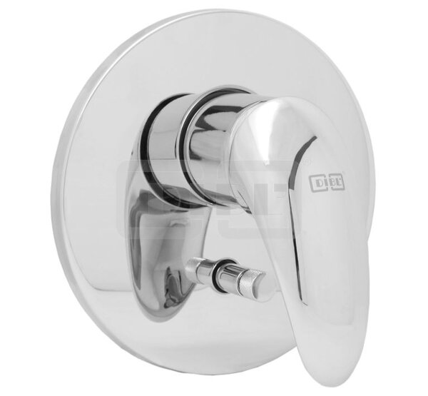 DIBLdesign Einhebel-UP-Fertigmontageset zur Universal-Einbaukörper-Einheit, mit Umstellung für zwei Abgangsanschlüsse, ohne Brausezubehör