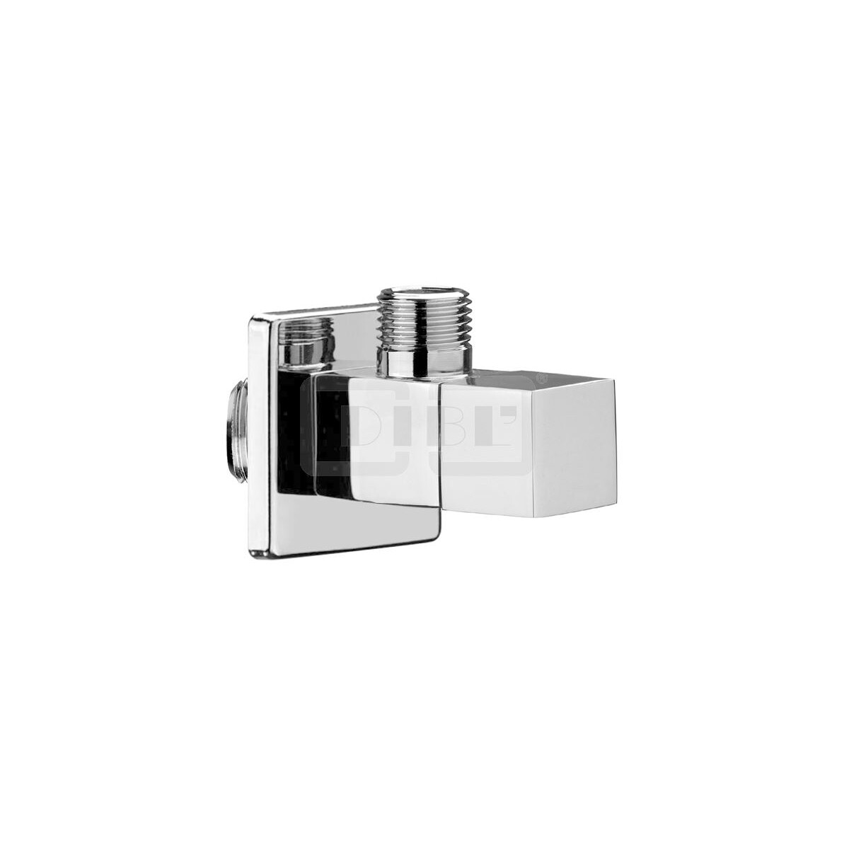 DIBLfix Eckiges Design-Eckregulierventil ½" Au&s