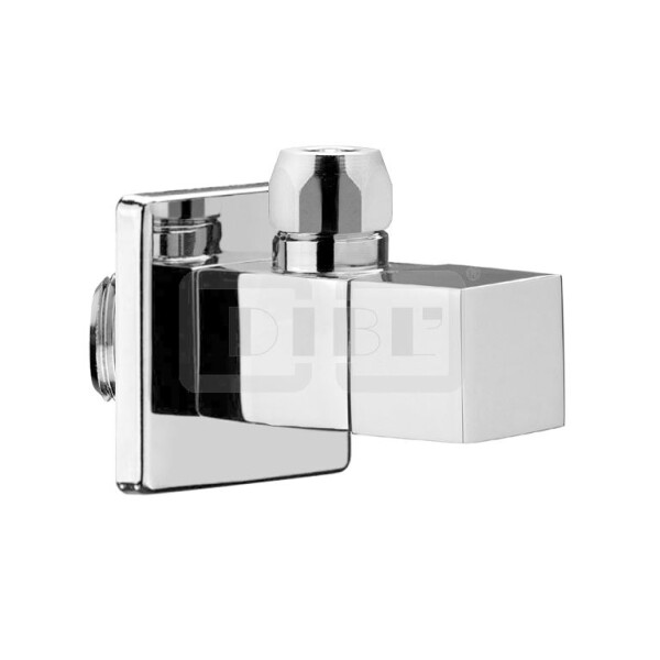 DIBLfix Eckiges Design-Eckregulierventil ½" AG x Quetschverschraubung Ø 10 mm