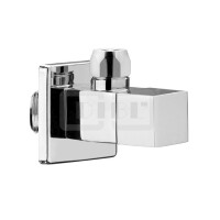 DIBLfix Eckiges Design-Eckregulierventil ½" AG x Quetschverschraubung Ø 10 mm