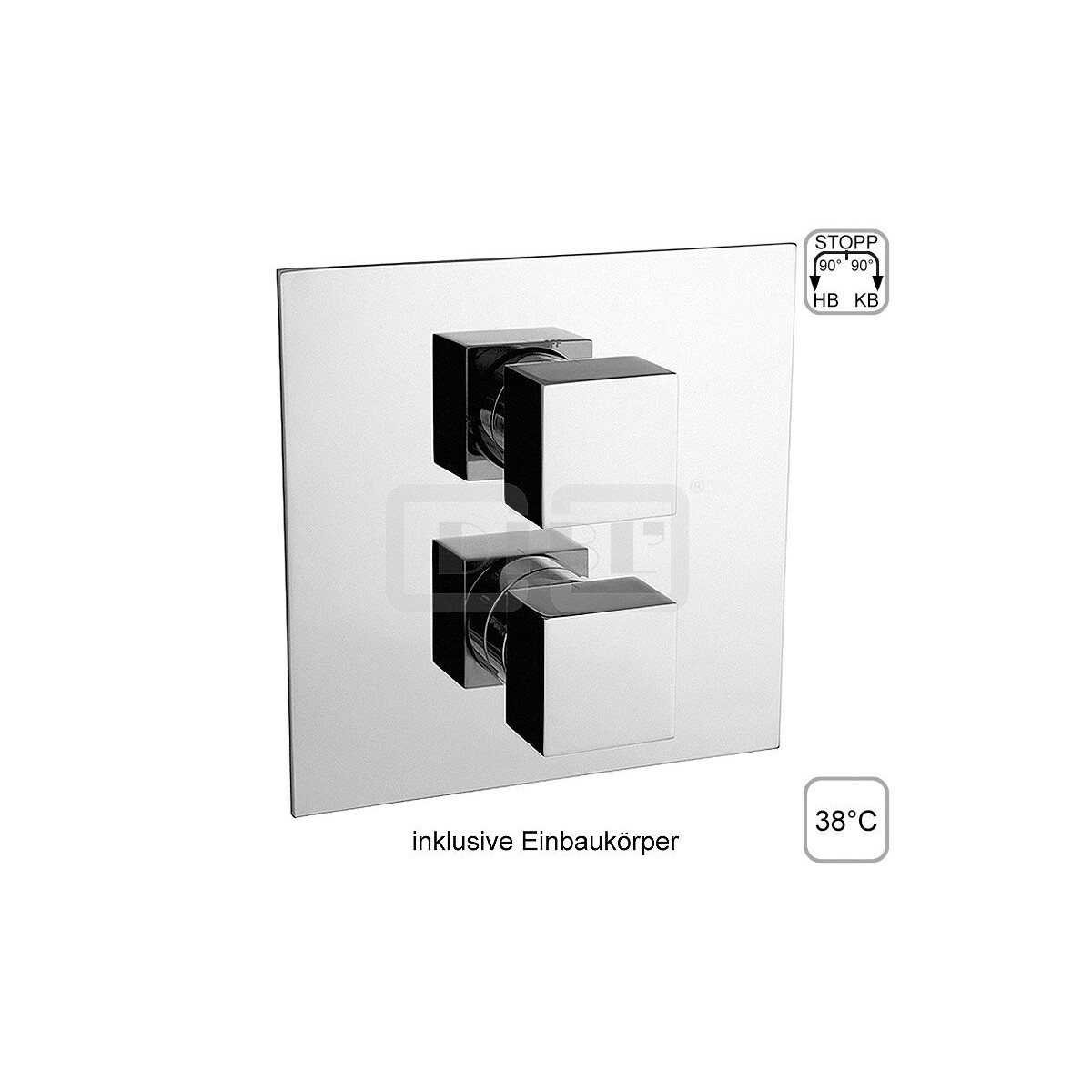 DIBLquarda Thermostat-Batterie &frac34;" zur...