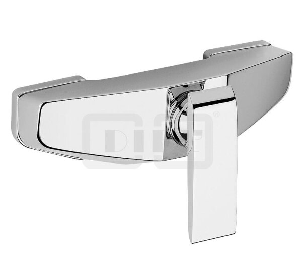 DIBLswing Einhebel-Brausebatterie zur Aufputzmontage, ohne Brausezubehör, Brauseabgang unten ½" Außengewinde