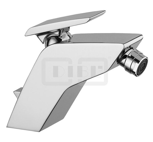 DIBLswing Einhebel-Bidetbatterie, Armaturenkörper mit Zugstangenbohrung und Ablaufgarnitur 1¼"