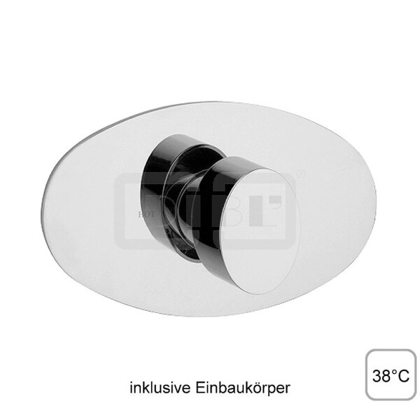 DIBLswing Thermostat-Zentralbatterie ½" zur Unterputzmontage, ohne Mengenregulierung