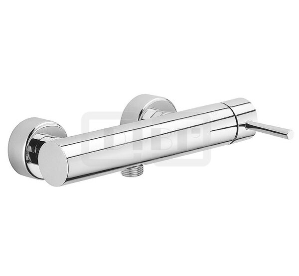 DIBLpur Einhebel-Brausebatterie zur Aufputzmontage, ohne Brausezubehör, Brauseabgang unten ½" Außengewinde