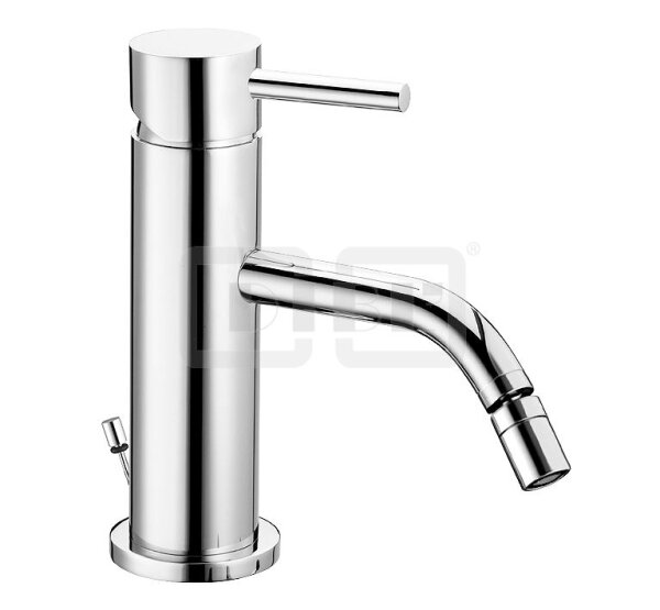 DIBLpur Einhebel-Bidetbatterie, Armaturenkörper mit Zugstangenbohrung und Ablaufgarnitur 1¼"