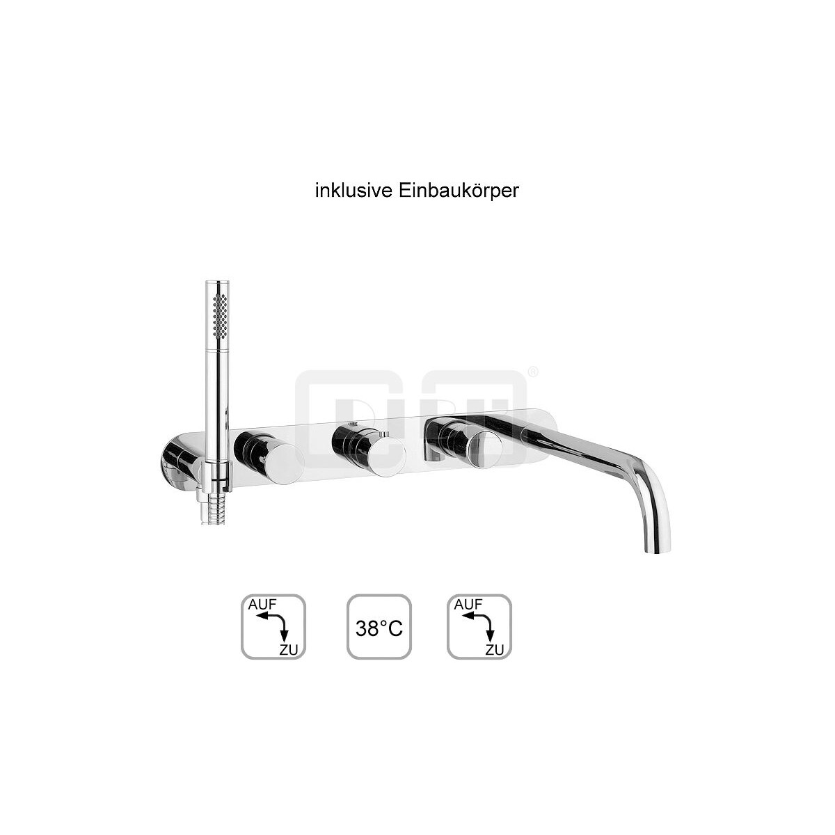 DIBLpur Thermostat-Badewannen-Einheit...