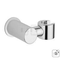 DIBLfit Messing-Wandbrausehalter mit verstellbarer Handbrauseaufnahme
