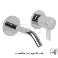 DIBLico Einhebel-WT-Wandbatterie mit Gussauslauf 170 mm, ohne Ablaufzubehör, ohne Unterputz-Einbaukörper-Einheit und ohne UP-Ergänzungsset zur Rohmontage