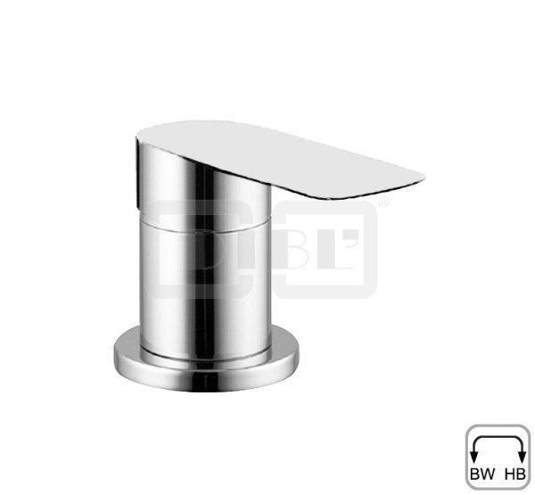 DIBLzera Mehr-Wege-Umschaltventil zur Wannenrand- und Fliesenbankmontage, passend für zwei Abgangsanschlüsse