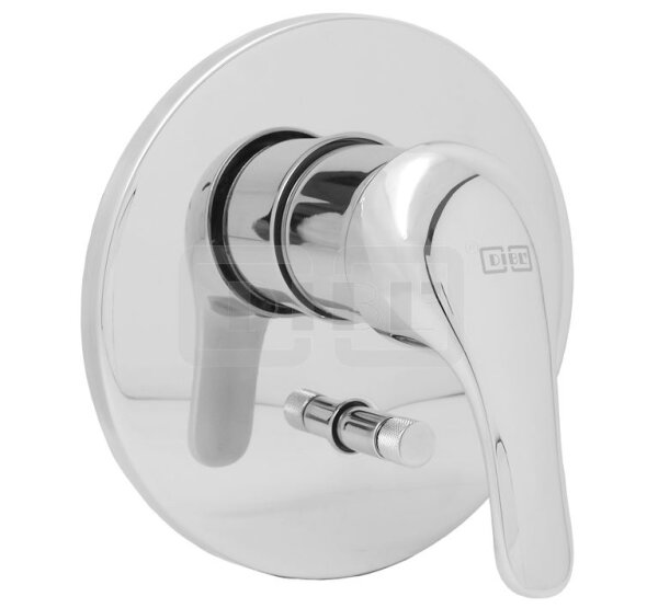 DIBLtech Einhebel-UP-Fertigmontageset zur Universal-Einbaukörper-Einheit, mit Umstellung für zwei Abgangsanschlüsse, ohne Brausezubehör