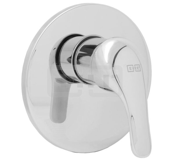 DIBLtech Einhebel-UP-Fertigmontageset zur Universal-Einbaukörper-Einheit, ohne Umstellung für einen Abgangsanschluss