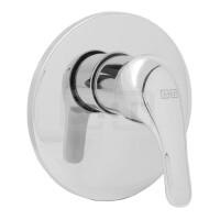 DIBLtech Einhebel-UP-Fertigmontageset zur Universal-Einbaukörper-Einheit, ohne Umstellung für einen Abgangsanschluss