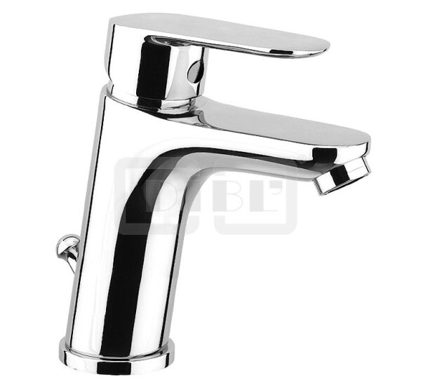 DIBLgeo "Edition 2" Einhebel-Waschtischbatterie XL-Version, mit Zugstangenbohrung und Ablaufgarnitur 1¼"