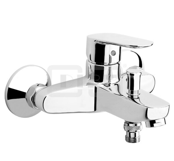 DIBLgeo "Edition 2" Einhebel-Wannenbatterie zur Aufputzmontage, ohne Brausezubehör