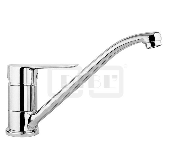 DIBLgeo "Edition 2" Einhebel-Spültischbatterie mit schwenkbarem Profilauslauf