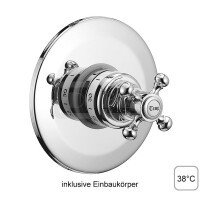 DIBLstil Thermostat-Zentralbatterie ¾" zur Unterputzmontage, ohne Mengenregulierung, ohne Brausezubehör