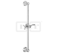 DIBLfit Nostalgie-Messing-Brausestange 905 mm mit rundem Brauserohr Ø 18 mm