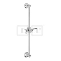 DIBLfit Nostalgie-Messing-Brausestange 905 mm mit rundem Brauserohr Ø 18 mm