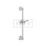 DIBLfit Nostalgie-Messing-Brausestange 605 mm mit rundem Brauserohr Ø 18 mm