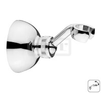 DIBLfit Messing-Wandbrausehalter mit verstellbarer Handbrauseaufnahme