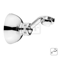 DIBLfit Messing-Wandbrausehalter mit verstellbarer Handbrauseaufnahme