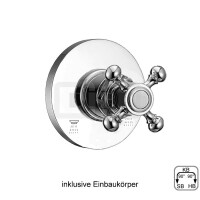 DIBLstil Mehr-Wege-Umschaltventil zur Unterputzmontage, passend für bis zu drei Abgangsanschlüsse (Rohbauset und Fertigset)