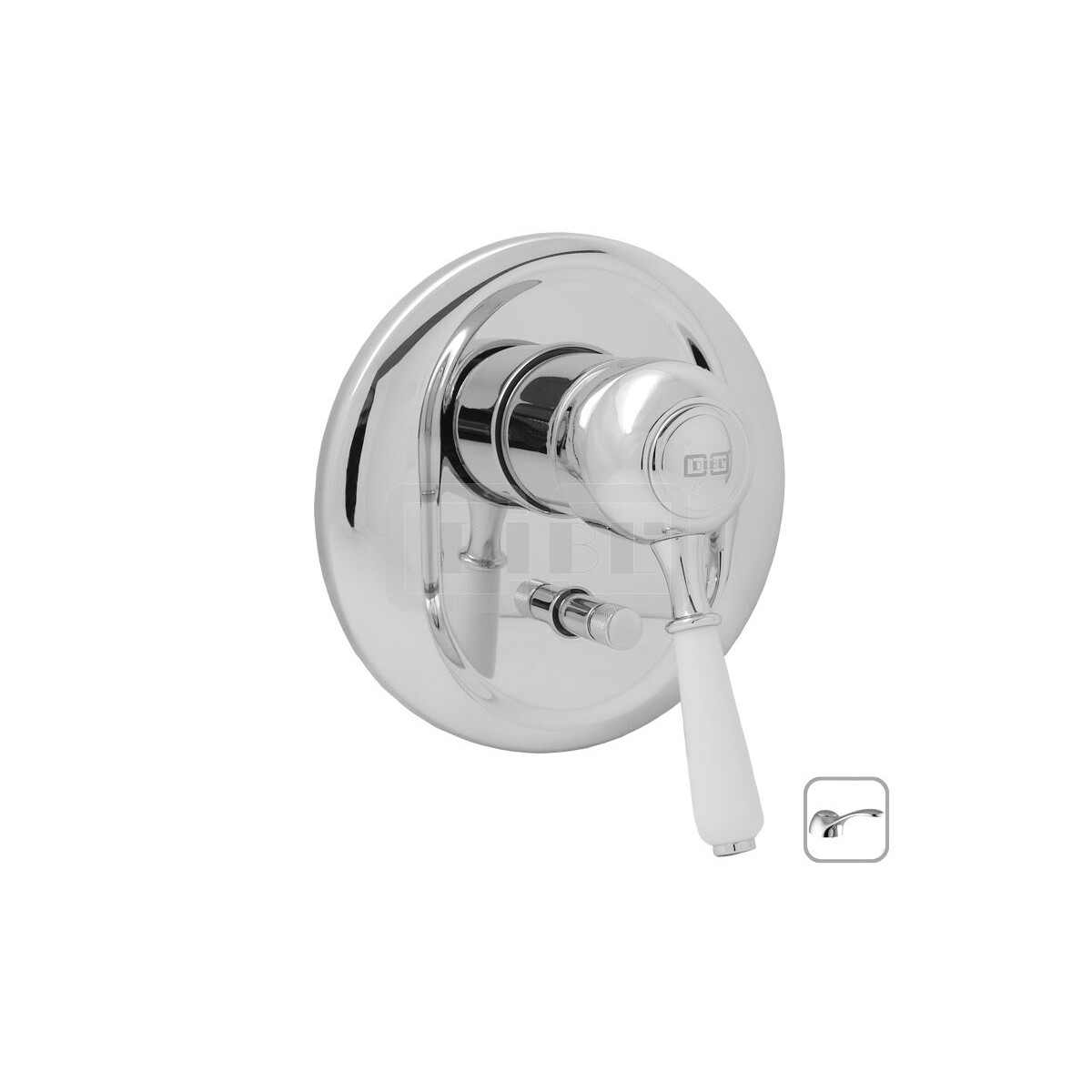 DIBLporcelain Einhebel-UP-Fertigmontageset zur...