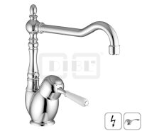 DIBLporcelain Einhebel-Spültischbatterie mit hohem,...