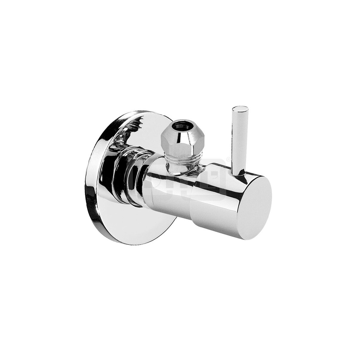 DIBLfix Rundes Design-Eckregulierventil ½" AG x 