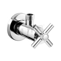 DIBLfix Rundes Design-Eckregulierventil ½" Außengewinde x ⅜" Außengewinde