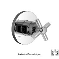 DIBLextra Mehr-Wege-Umschaltventil zur Unterputzmontage, passend für bis zu drei Abgangsanschlüsse (Rohbauset und Fertigset)