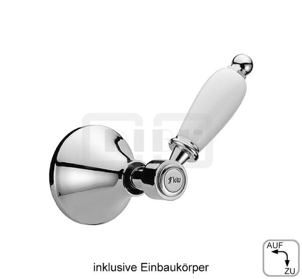DIBLporcelain Unterputzventil (Rohbauset und Fertigset), mit Gewindeanschluss ½" Innengewinde