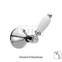DIBLporcelain Unterputzventil (Rohbauset und Fertigset), mit Gewindeanschluss ½" Innengewinde