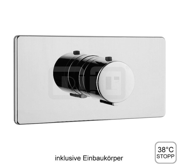 DIBLtherm eco Thermostat-Zentralbatterie ¾" zur Unterputzmontage, ohne Mengenregulierung
