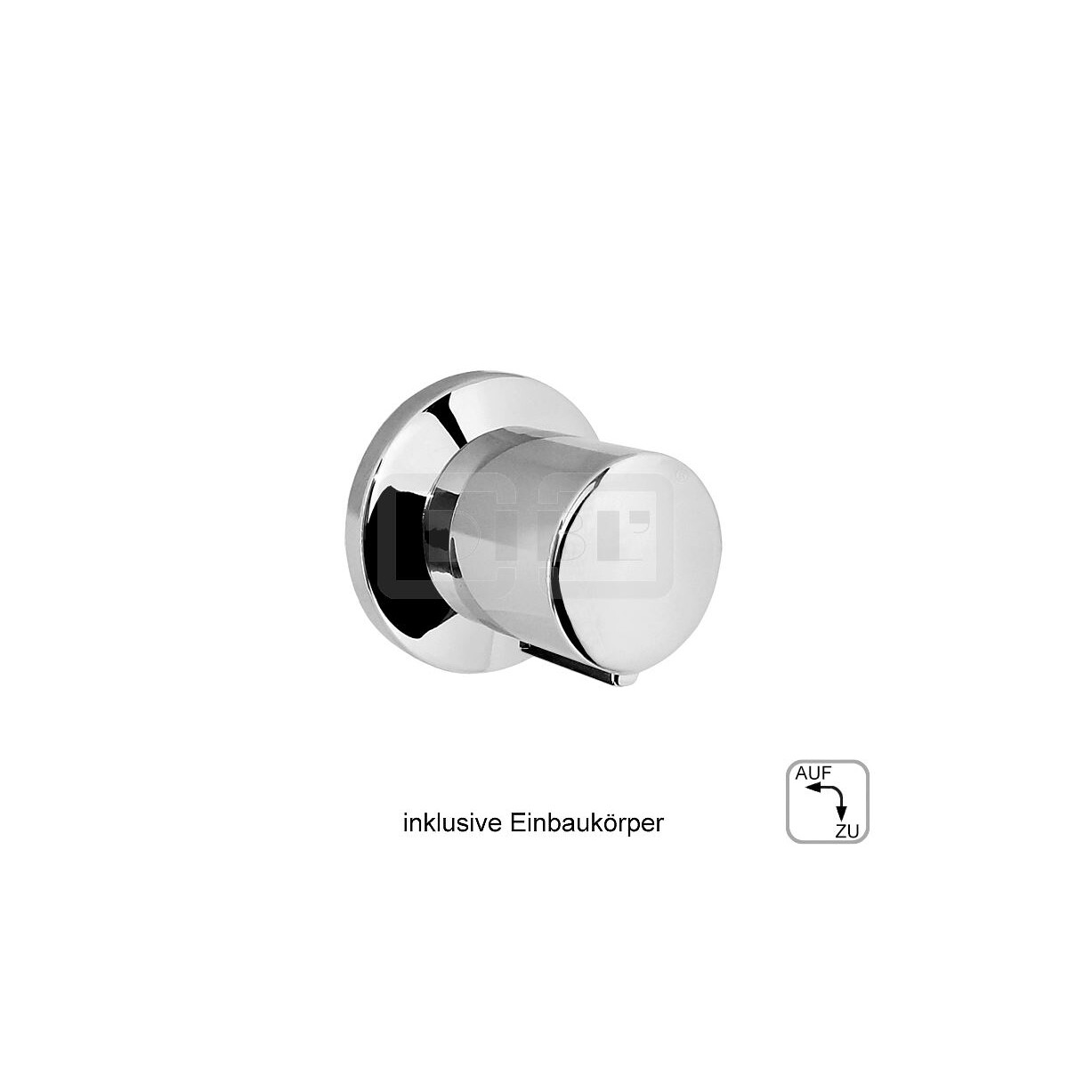DIBLtherm eco Unterputzventil (Rohbauset und Fertigset), mit